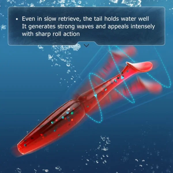 H101863b7c23d4bce8d93e9eff0d9a718F.webp Meredith Crazy Shiner Fishing Lure 70mm 90mm 110mm 130mm Soft Baits Fishing Wobbler Bass Bait Artificial Fishing soft Lure Tacke