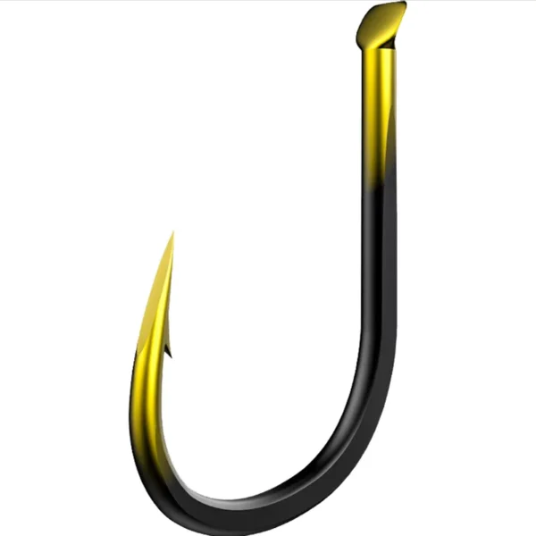 50PCS/Bag Tungsten Alloy Fishing Hook Single Fishhook Lures Carp Fishing Tackle Barbed Colored Hooks Fishing Accessories