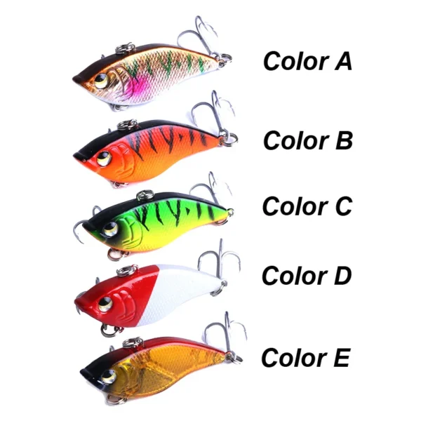 WESTBASS 1PX Silent VIB Lure 5cm-15g Lipless Wobbler Trolling Fishing Bait Shore Vibration Swimbait Sinking Jerkbait Isca Pesca
