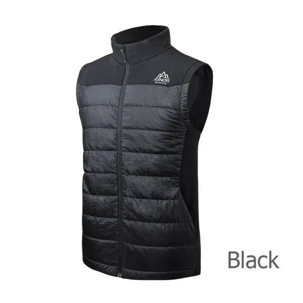 H532931ba4d354090b95de4e2ffd85f18z.webp AONIJIE F5107 Lightweight Winter Outdoor Warm Vest Sports Windproof Waistcoat Thermal Weskit For Running Climbing Hiking Cycling
