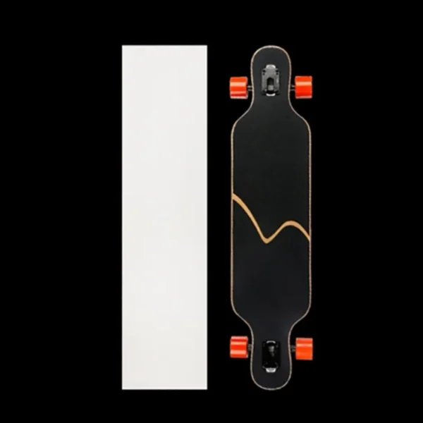126*26cm Longboard Sandpaper Clear Longboard Skate Scooter Sandpaper Sticker Skateboard Thickened Grip Tape