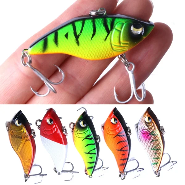 WESTBASS 1PX Silent VIB Lure 5cm-15g Lipless Wobbler Trolling Fishing Bait Shore Vibration Swimbait Sinking Jerkbait Isca Pesca