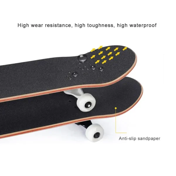 Skateboard EC-Grip Tape Professinal Grip Tape for Stairs Pedal Wheelchair Skate Board Decks 81*22cm Waterproof Sandpaper