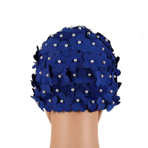 Women Swim Pool Beach Swimming Cap Attractive Hat Free Size For Women Petals Bathing Cap Newest