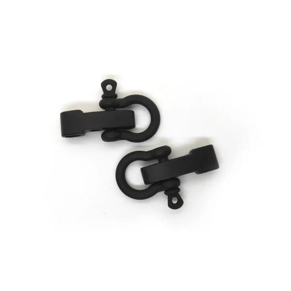 2pcs High quality Alloy Adjustable O Shape Anchor Shackle Outdoor Survival Rope Paracord Bracelet Buckle For Outdoor Sport