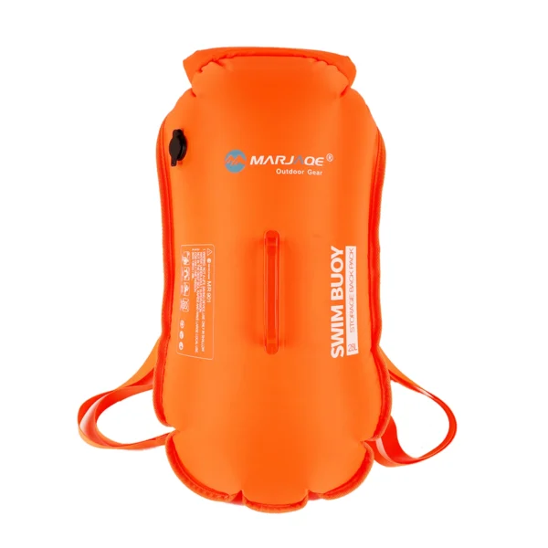 Swimming Buoy For Adults Swim Buoy Float Backpack Highly Visible Swimming Bubble Buoy Float For Safe Swim Training & Open Water