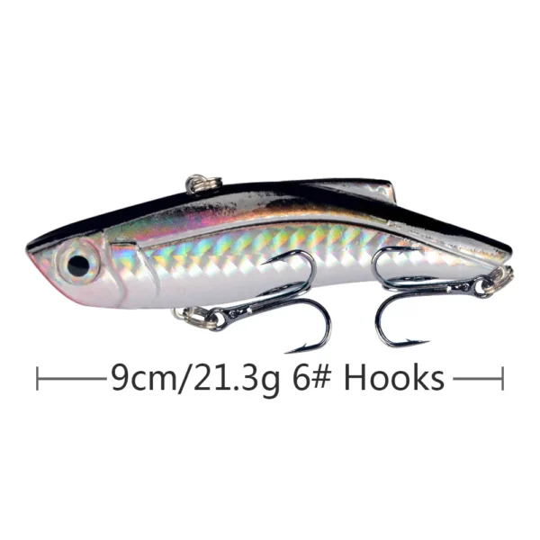 Hdd59a7e7866d48479944c43b900c8f38u.webp 1Pcs Sinking VIB Fishing Lures 9cm 21g Plastic Bionic Vibration Hard Bait Crankbait All Depth Winter Pike Bass Fishing Tackle
