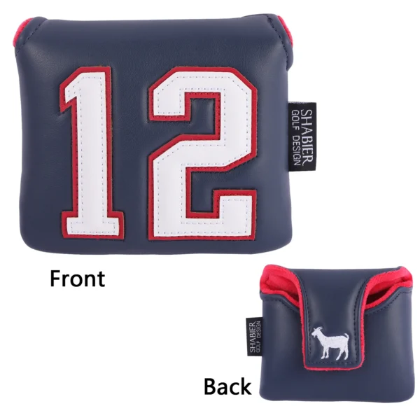 1pc PU Leather with Spider Embroidery Magnet Golf Club Square Mallet Putter Head Cover Headcover for Spider X Copper