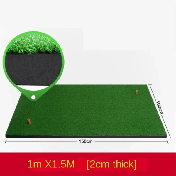 PGM 1/1.25/1.5m Golf Lawn Mats DJD002,Indoor Outdoor Golf Swing Trainer,Artificial Putting Green Golf Clubs Practice Cushion