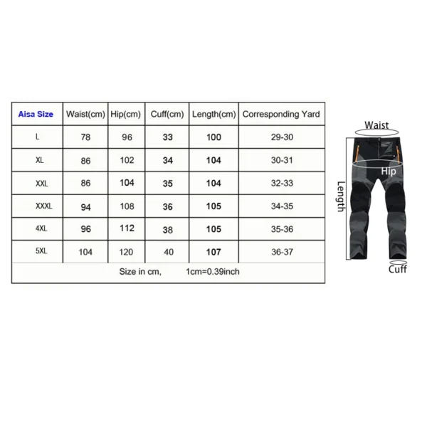 TRVLWEGO Men Summer Hiking Pants Wear-resistant Water Splash Prevention Quick Dry UV Proof Elastic Thin Camping Trousers