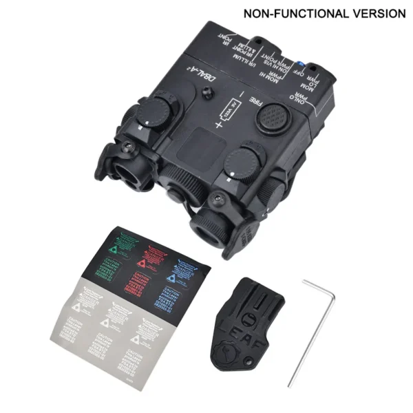 Tactical PEQ NGAL DBAL A2 MAWL C1 Dummy Laser Flashlight Airsoft Weapon Decorative Box No function Battery Case Fit hunting 20mm