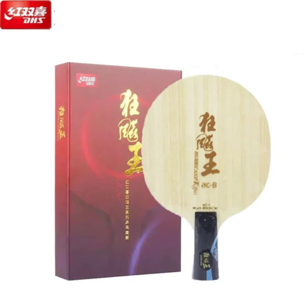 Original DHS Hurricane King ACB Table Tennis Blade 5+2 Blue AC Innerforce Professional Ping Pong Blade Carbon with Original Box