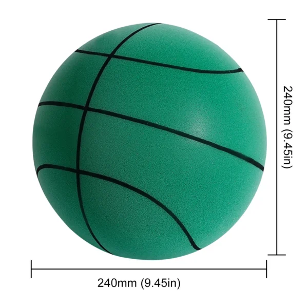 18/21/24CM Indoor Silent Basketball Squeezable Mute Bouncing Basketball Indoor Silent Ball Sponge  Basketball Bounce Sport