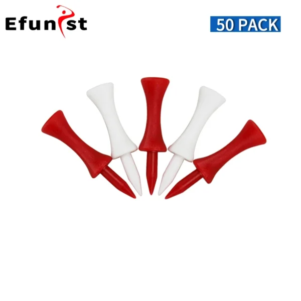 S0e00efac28584ec39a20c711bdde16fba.webp Golf Tees 50 Pcs 100 Pcs 1000 Pcs Pack Plastic Step Down Golf Tee 31mm 37mm 43mm 51 mm 59mm 70mm Length Golf Ball Tees Drop Ship