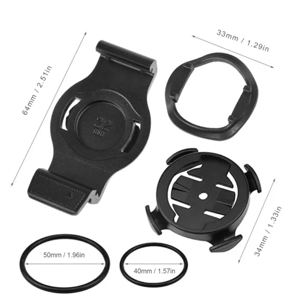 S0e08751b19d64a60ac9a6e96489186bcS.webp For Garmin QuickFit Quarter-Turn Bike Mount Watch for Garmin Fenix 3/5/6/7/MK1/2 Bicycle Speedometer Stand Bike Stopwatch Holder