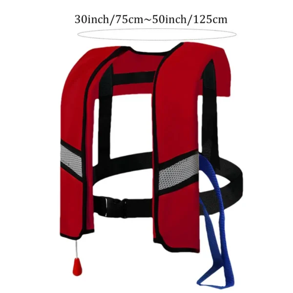 Life Vest Adult Adult Classic Series Life Vest Nylon Adult Life Vest Automatic Inflating Portable Buoyancy Jacket Snorkeling ﻿
