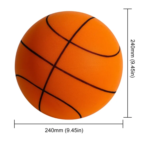 18/21/24CM Indoor Silent Basketball Squeezable Mute Bouncing Basketball Indoor Silent Ball Sponge  Basketball Bounce Sport