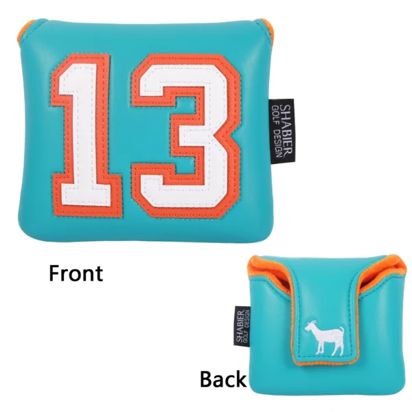 1pc PU Leather with Spider Embroidery Magnet Golf Club Square Mallet Putter Head Cover Headcover for Spider X Copper