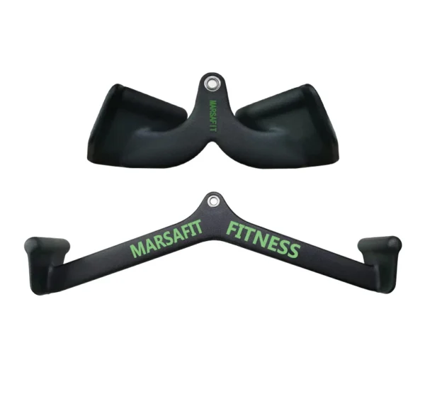 Home Gym Fitness Rowing T-bar V-bar Pulley Cable Machine Attachments Bicep Curl Tricep Lat pulldown Bar Back Training Grips