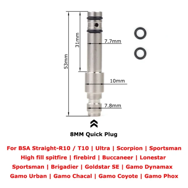 S13fcd9dcb33c442e8be5b779e882fc6dQ-3.webp Air Filling Probe for FX Hatsan,BSA,Webley,SMK Artemis,Cricket,WEIHRAUCH,Walther Rotex R8 and RM8,Brocock, PR900