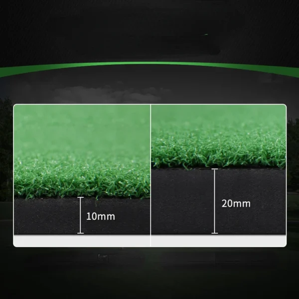 PGM Golf Practice Grass Mat With Tee 1.5*1.5cm thickness 1cm and 2cm Outdoor Indoor Training Hitting Pad Backyard DJD002