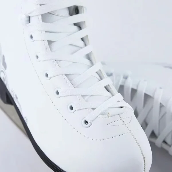 S148bcba658c54ab8acab63d929a38897J.webp Genuine Leather Ice Figure Skates, Comfortable with Blade, Thicken Kids PVC Warm Shoes, Safe Waterproof, Beginners