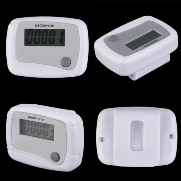 Healthy Sports Pedometers LCD Pedometer Step Calorie Counter Walking Distance Sport Pedometer Pocket Digital Clip Random Color