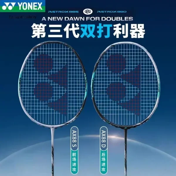 S14ee965ea4da4d10b86c6c1c43d3f7c5Z.webp Yonex 2024 New Badminton Racket ASTROX 88D/S PRO High Quality Offensive Carbon Fiber Professional Badminton Racket With Line