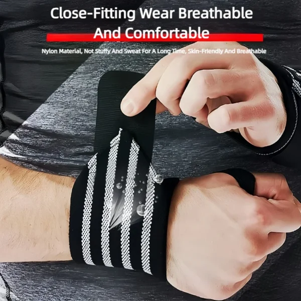 Adjustable Wristband Wrist Support Sports Brace Straps Weight Lifting Wraps Bandage Fitness Training Protective Gear Strap
