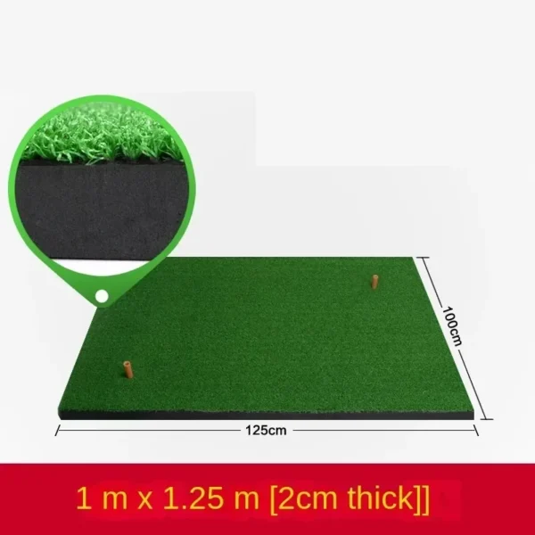 PGM 1/1.25/1.5m Golf Lawn Mats DJD002,Indoor Outdoor Golf Swing Trainer,Artificial Putting Green Golf Clubs Practice Cushion