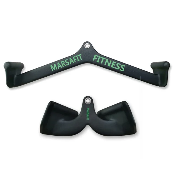 Home Gym Fitness Rowing T-bar V-bar Pulley Cable Machine Attachments Bicep Curl Tricep Lat pulldown Bar Back Training Grips