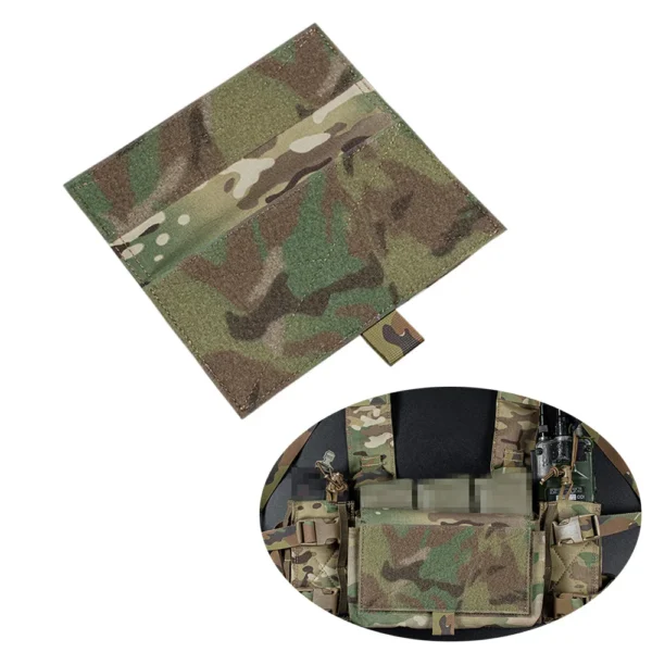 Tactical MK3 MK4 Chest Rig Full Flap Hook Loop Front Panel Cover Hunting Vest Accessories