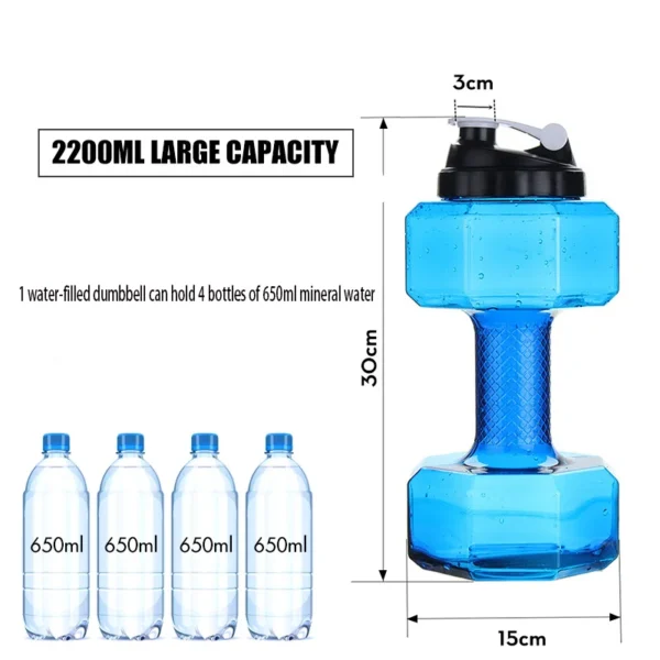 Water Dumbbell Kettle Adjustable Weight Arm Strength Training Outdoor Sport Fitness Cycling Exercise Accessories Home Gym Sport