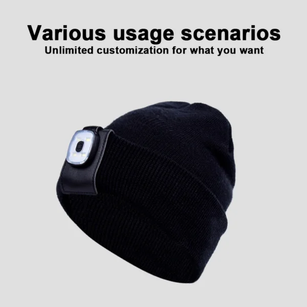 2/3PCS LED Clip Flashlight USB Charging LED Running Lights Multifunction Lightweight Warning Lights for Night Walking Fishing