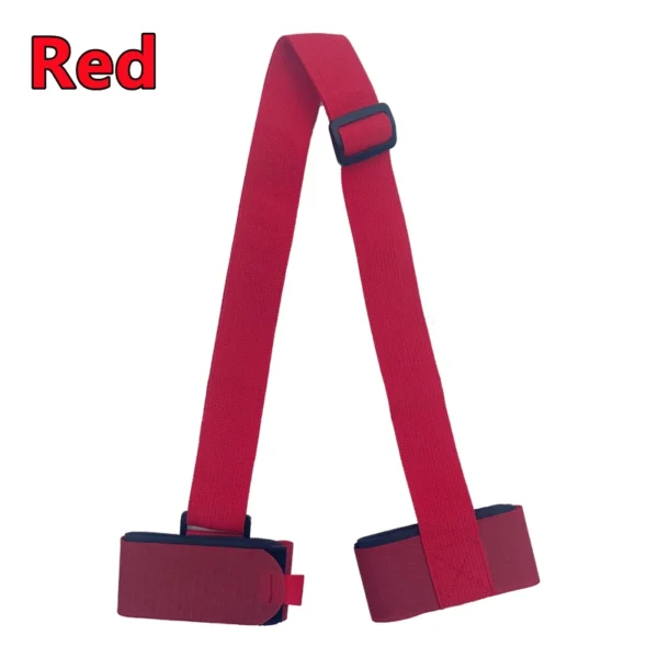 New Skiing Pole Shoulder Hand Carrier Lash Handle Straps Adjustable Buck Hook Loop Protecting Black Nylon Ski Handle Strap Bag
