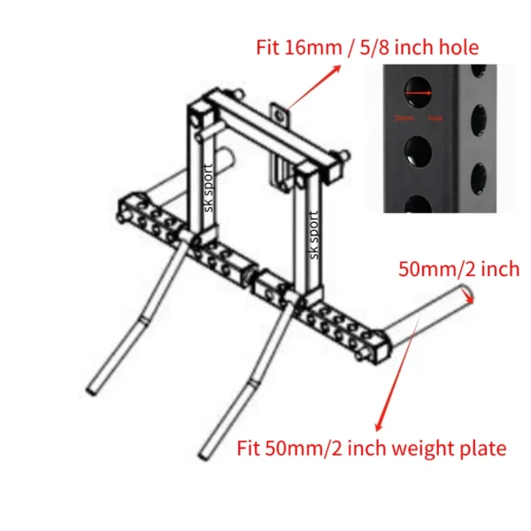 Universal Size, Side Arm Elevation, Chest Clamp Trainer Arm Extension Free Weight, Lateral Direction, Arm Extension