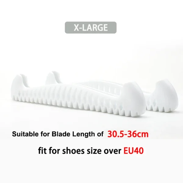 TPU Ice Skating Figure Skate Blade Cover Ice Skate Hockey Skates Adjustable Protective Prevent Puncture Scalable Blade Sleeve