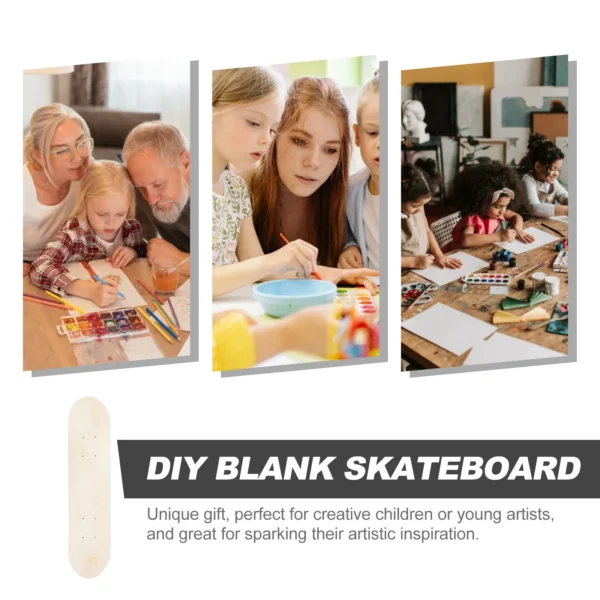 S2efc40b9cdd44cbdaffeaf4531dc89b7N.webp 60cm Skateboard Deck Maple Skate Board Blank Adults Hand-painted Decorative Board Double Rocker DIY Blank Graffiti Skateboards