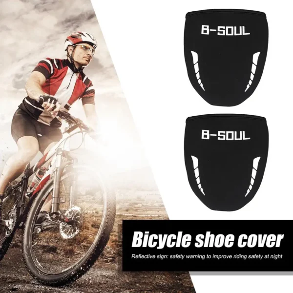 Outdoor Cycling Shoe Covers Half Palm Toe Lock Mountain Bike Shoes Cover Windproof Bicycle Protector Boot Case Cycling Overshoes