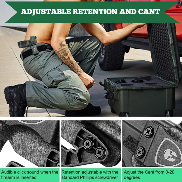 S2ffb555fdbf540b98d028d60d71db7acV.webp WARRIORLAND Springfield Armory Hellcat Holster Kydex,NOT Fit Hellcat Pro,IWB Right Hand with Claw