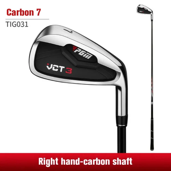 S30403b8404db4ca79ce6462e398e9ef6L.webp PGM Men's Golf Clubs VCT3 Irons #5/6/7/8/9/P/S Right Handed Professional Pole Stainless Steel/Carbon Shaft Men Golf Putter Club
