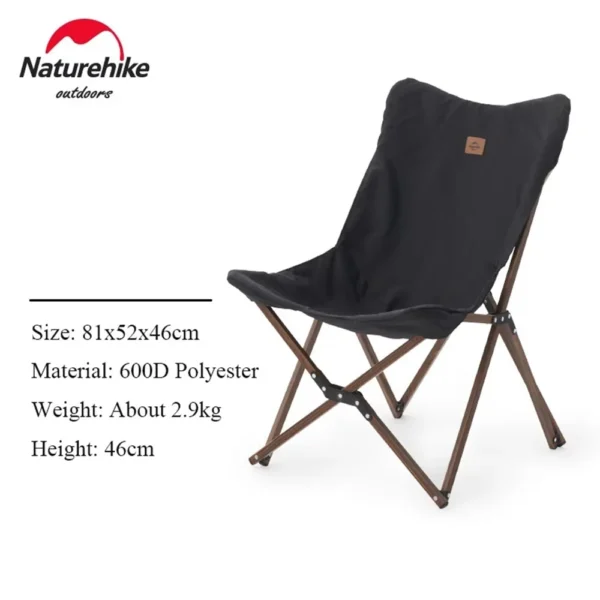 Naturehike Folding Chair -Outdoor Camping Office Nap Chair, Load Capacity 120KG,Chair Cover Detached,Wear Resistant Oxford Cloth
