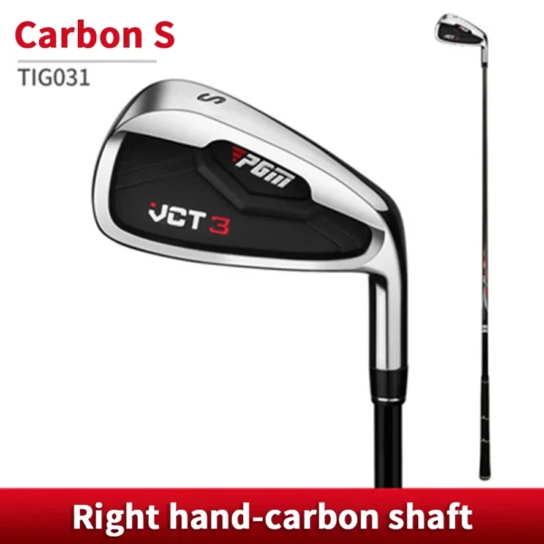 S31833694f54a47339f0f25d80bab5282b.webp PGM Men's Golf Clubs VCT3 Irons #5/6/7/8/9/P/S Right Handed Professional Pole Stainless Steel/Carbon Shaft Men Golf Putter Club