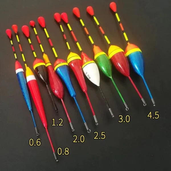 S31a19c200ad944d0814c0772ca800418Y.webp 10PCS Fishing Floats Set Buoy Bobber Fishing Light Stick Floats Fluctuate Mix Size Color Float Buoy For Fishing Accessories