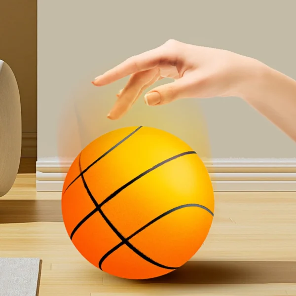 18/21/24CM Indoor Silent Basketball Squeezable Mute Bouncing Basketball Indoor Silent Ball Sponge  Basketball Bounce Sport