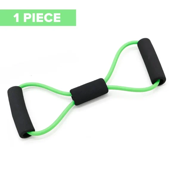 Resistance Bands Elastic Tube Rubber Belt Gym Yoga Gum Fitness Equipment Workout Muscle Pull Rope Exercise 8 Word Chest Expander