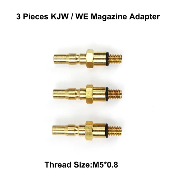 Airsoft Adapter Coil Hose Set Connect Green/Red/Black Canisters Gas Canisters