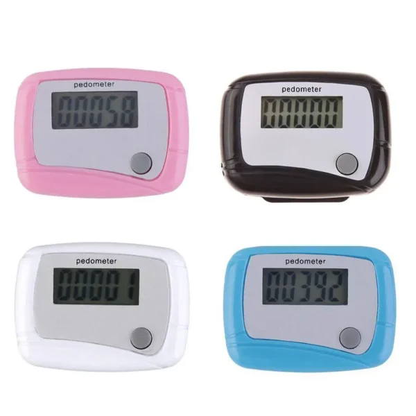 Healthy Sports Pedometers LCD Pedometer Step Calorie Counter Walking Distance Sport Pedometer Pocket Digital Clip Random Color