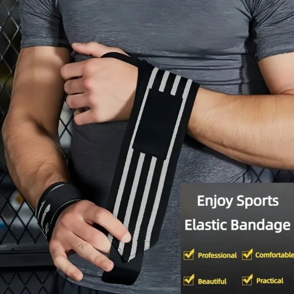 Adjustable Wristband Wrist Support Sports Brace Straps Weight Lifting Wraps Bandage Fitness Training Protective Gear Strap