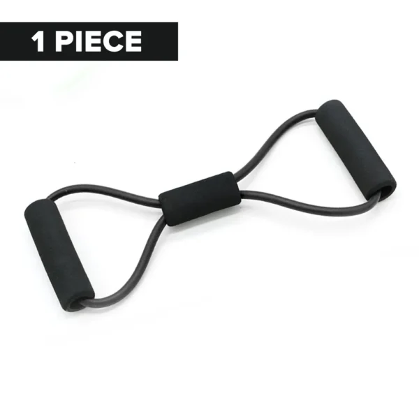 Resistance Bands Elastic Tube Rubber Belt Gym Yoga Gum Fitness Equipment Workout Muscle Pull Rope Exercise 8 Word Chest Expander
